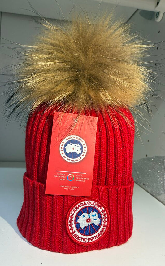 Canada Goose Fur Pom Touque
