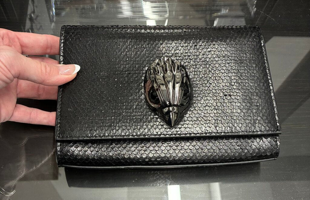 Kurt Geiger Snake Skin With Eagle Head Bag