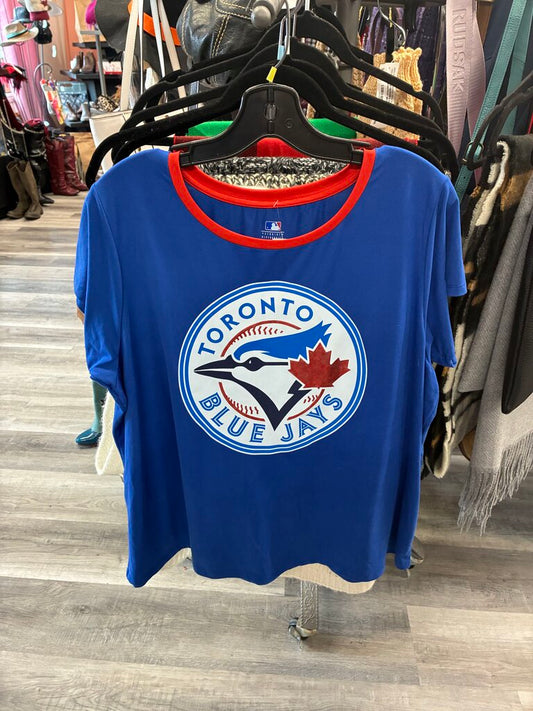 Blue Jays Round Logo Tshirt Ladies 1X