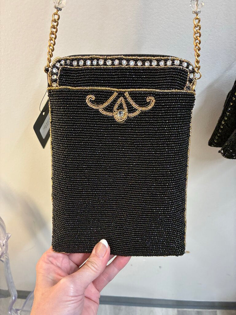 Mary Frances Royalty Gold Crown Crossbody