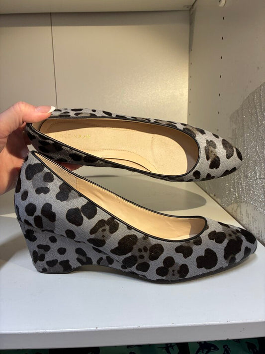 Cole Haan Leather Wedge Shoe 9.5