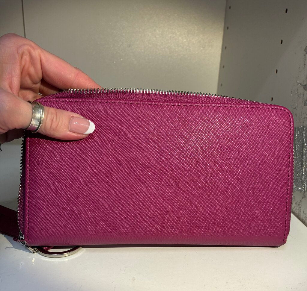 Steve Madden Purple/ Black Wallet Wristlet