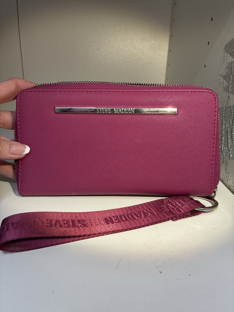 Steve Madden Purple/ Black Wallet Wristlet