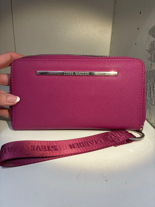 Steve Madden Purple/ Black Wallet Wristlet