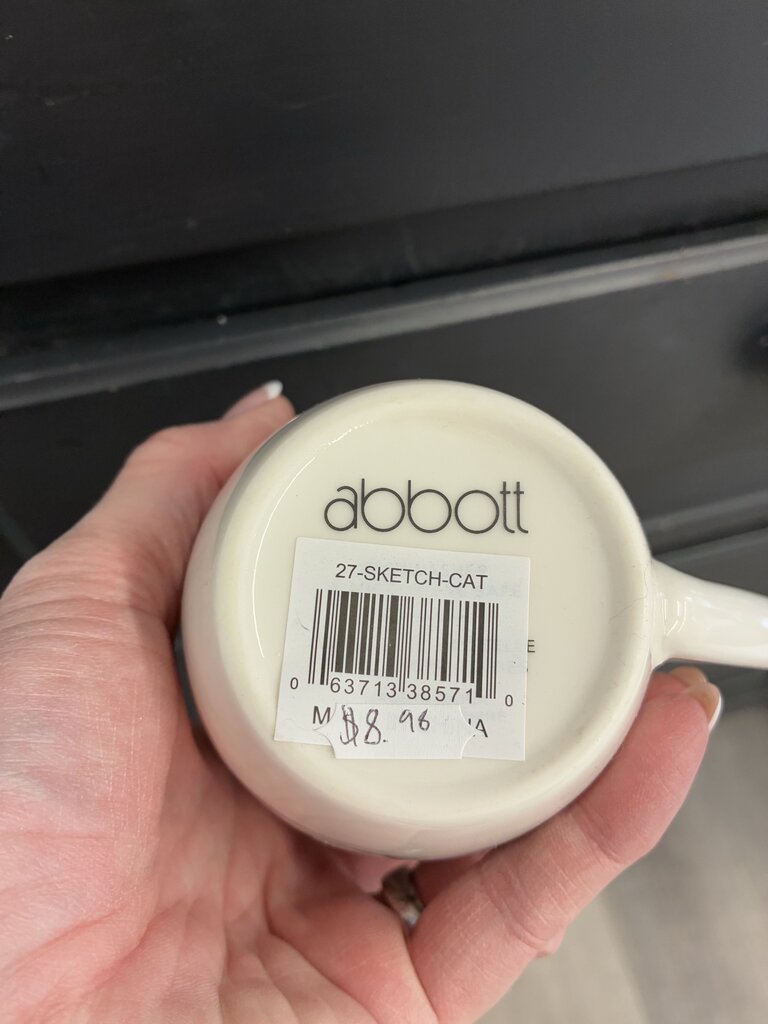 Abbott Kitty With Glasses Mug