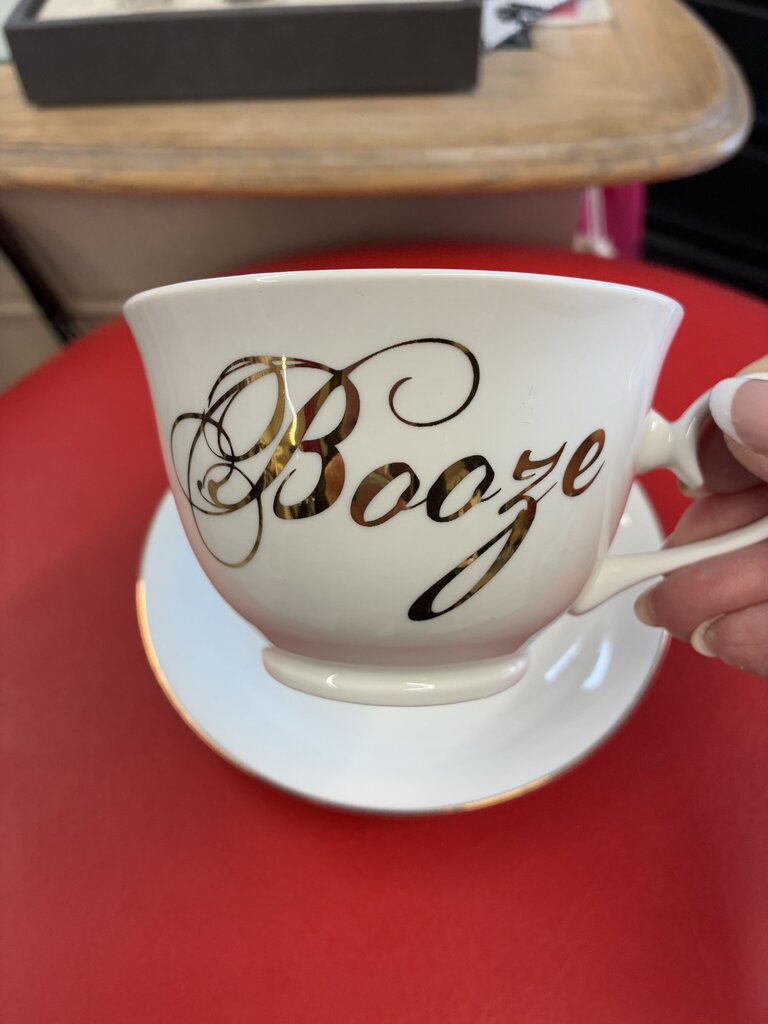 Abbott Booze Tea Cup & Plate
