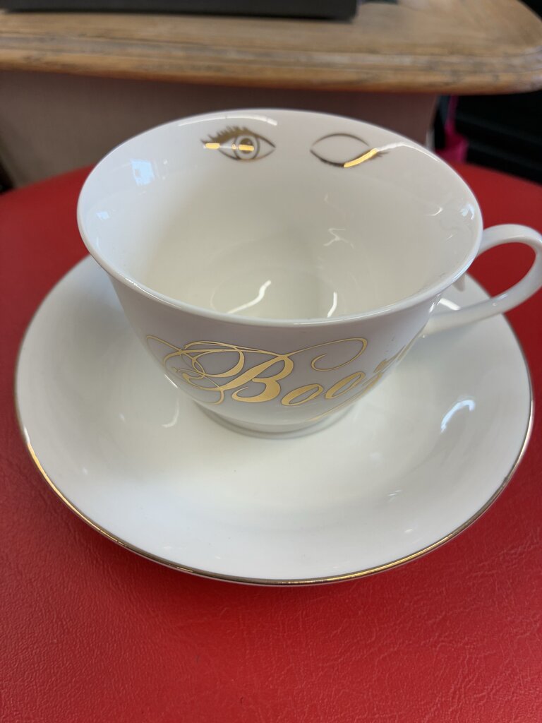 Abbott Booze Tea Cup & Plate