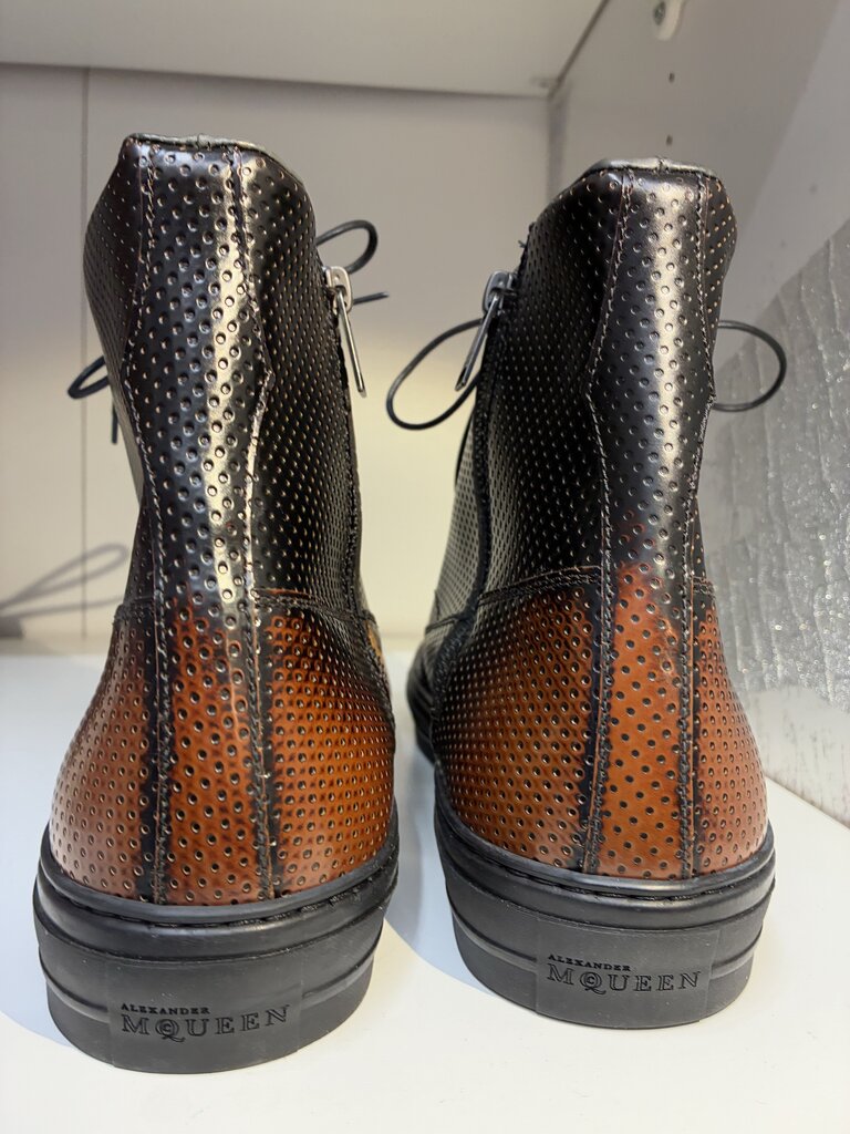 Alexander McQueen Leather Boots Size 45-12