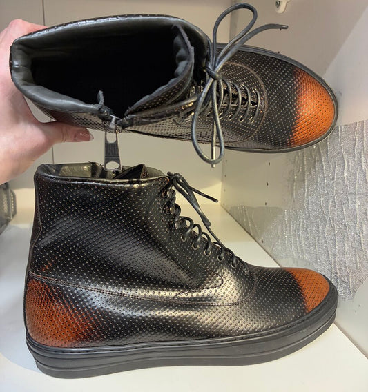 Alexander McQueen Leather Boots Size 45-12