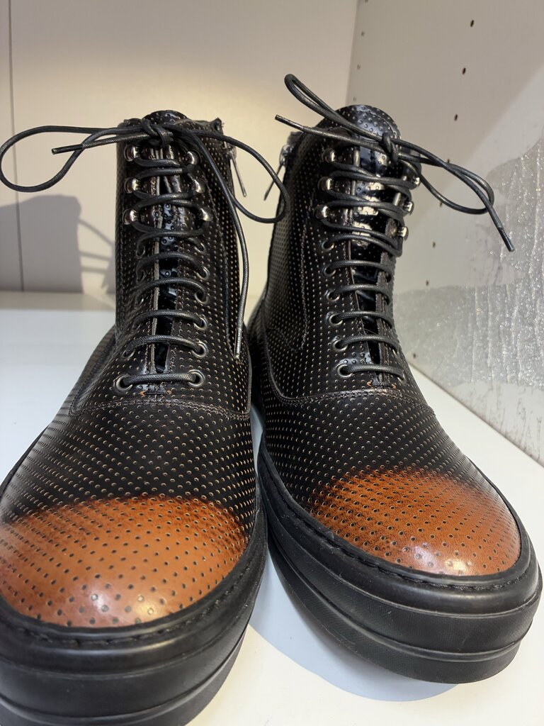 Alexander McQueen Leather Boots Size 45-12