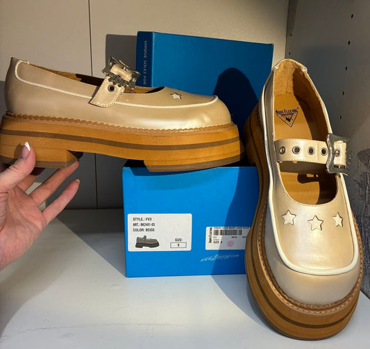 John Fluevog Mary Jane Platforms 9