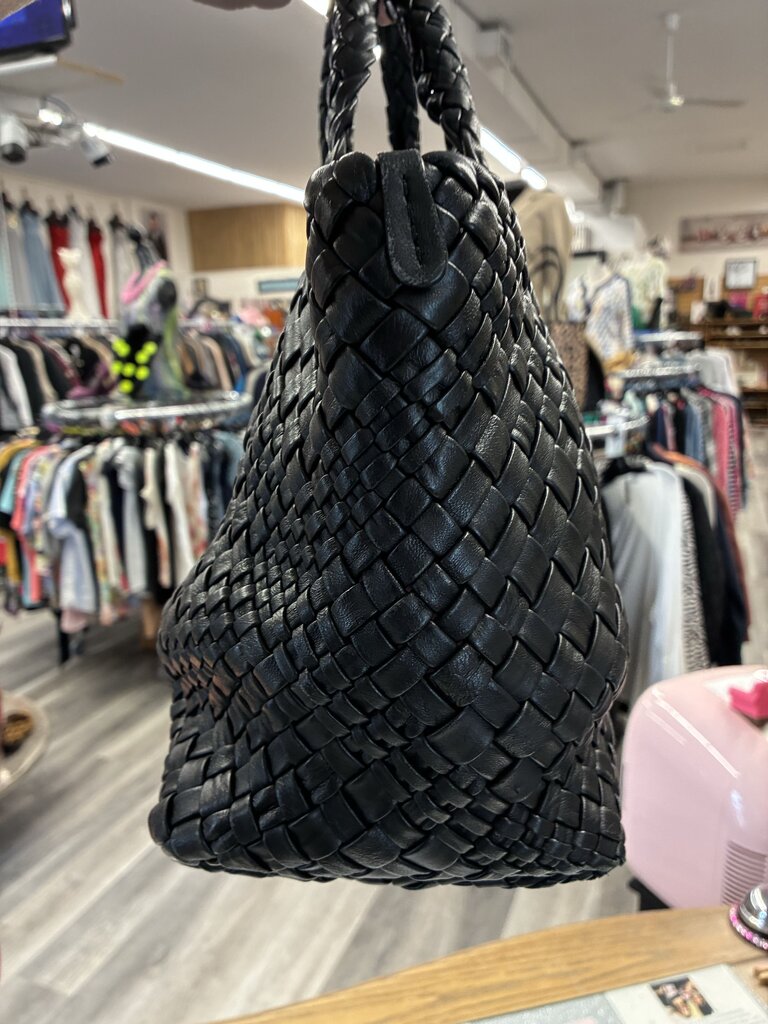 Falor Italia Leather Weave Bag