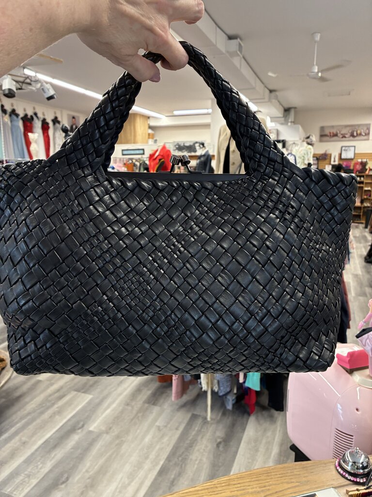 Falor Italia Leather Weave Bag