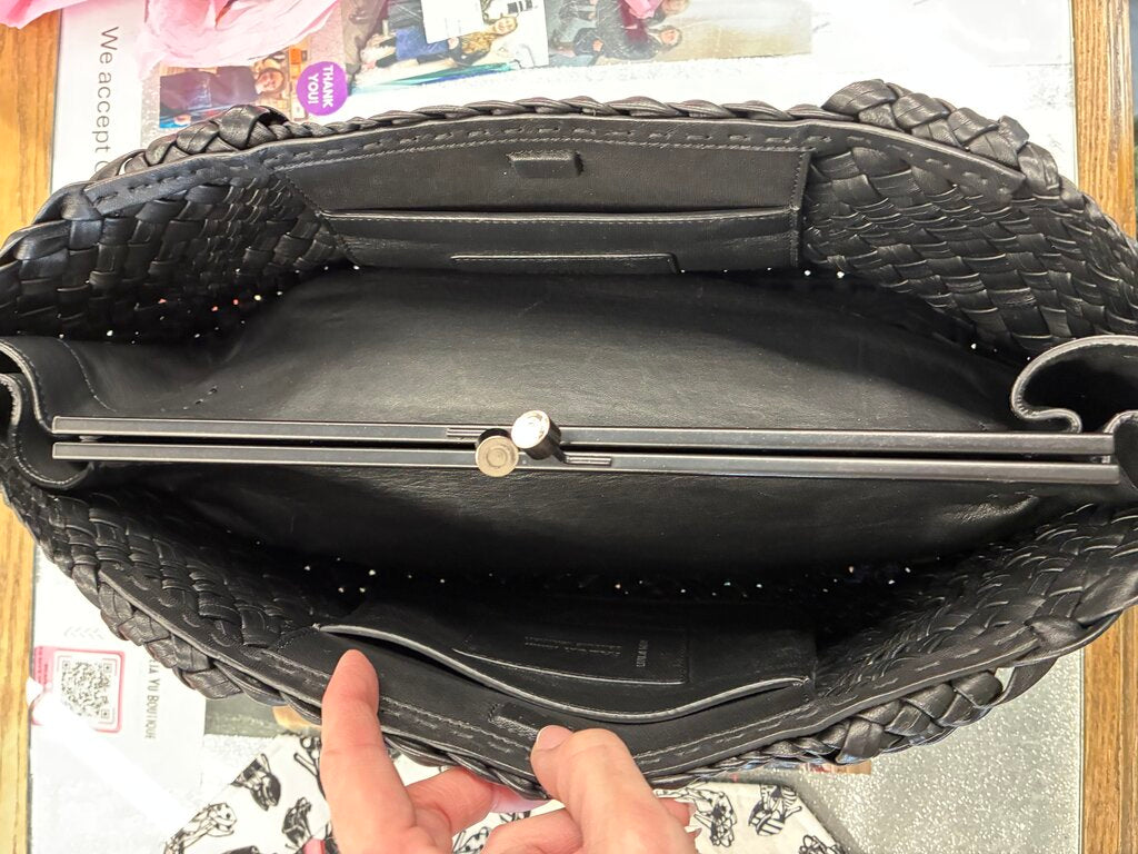 Falor Italia Leather Weave Bag