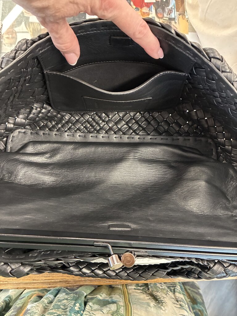 Falor Italia Leather Weave Bag