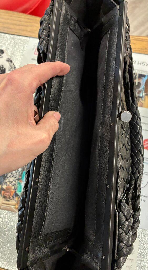 Falor Italia Leather Weave Bag