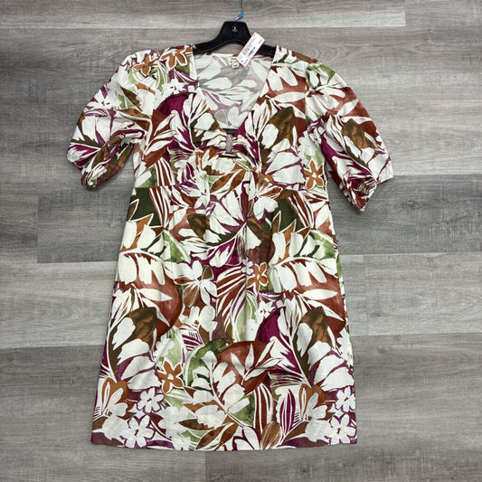 RW&CO 3/4 Puff Sleeves Soft Loose w Keyhole Cutout with Pockets