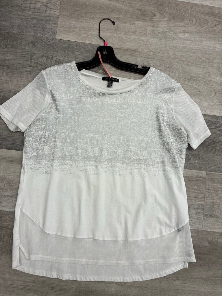 1/2 PRICE NOW!!!! Parkhurst Metallic Detail Shirt Size L