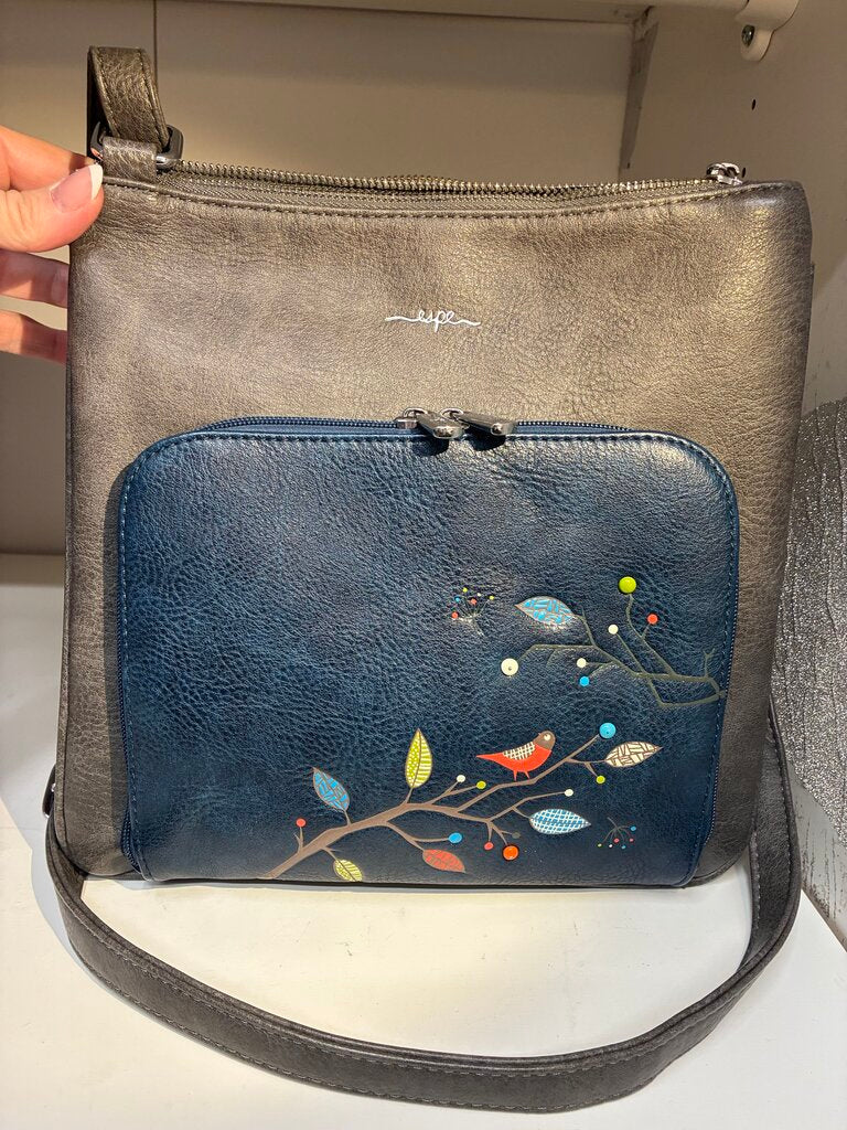 Espe Bird Print Crossbody