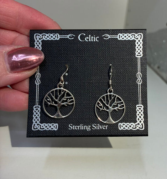 Celtic Sterling Silver Earrings