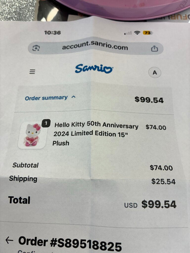 Hello Kitty 50Th Anniversary 2024 Limited Edition