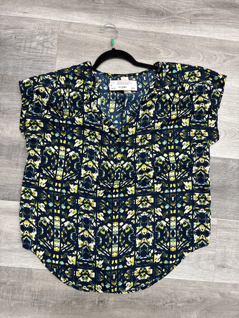 Pure Energy Floral Pullover Top Size XXL