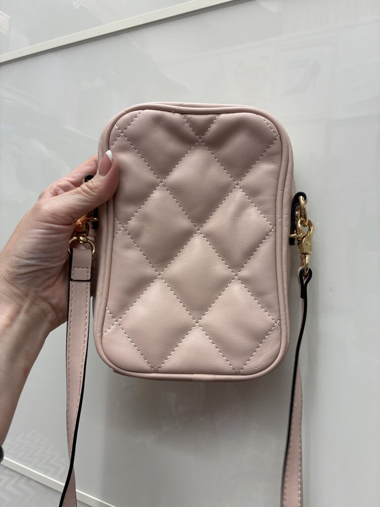 Poppy & Peonies Crossbody Quilted Crossbody Phone Bag
