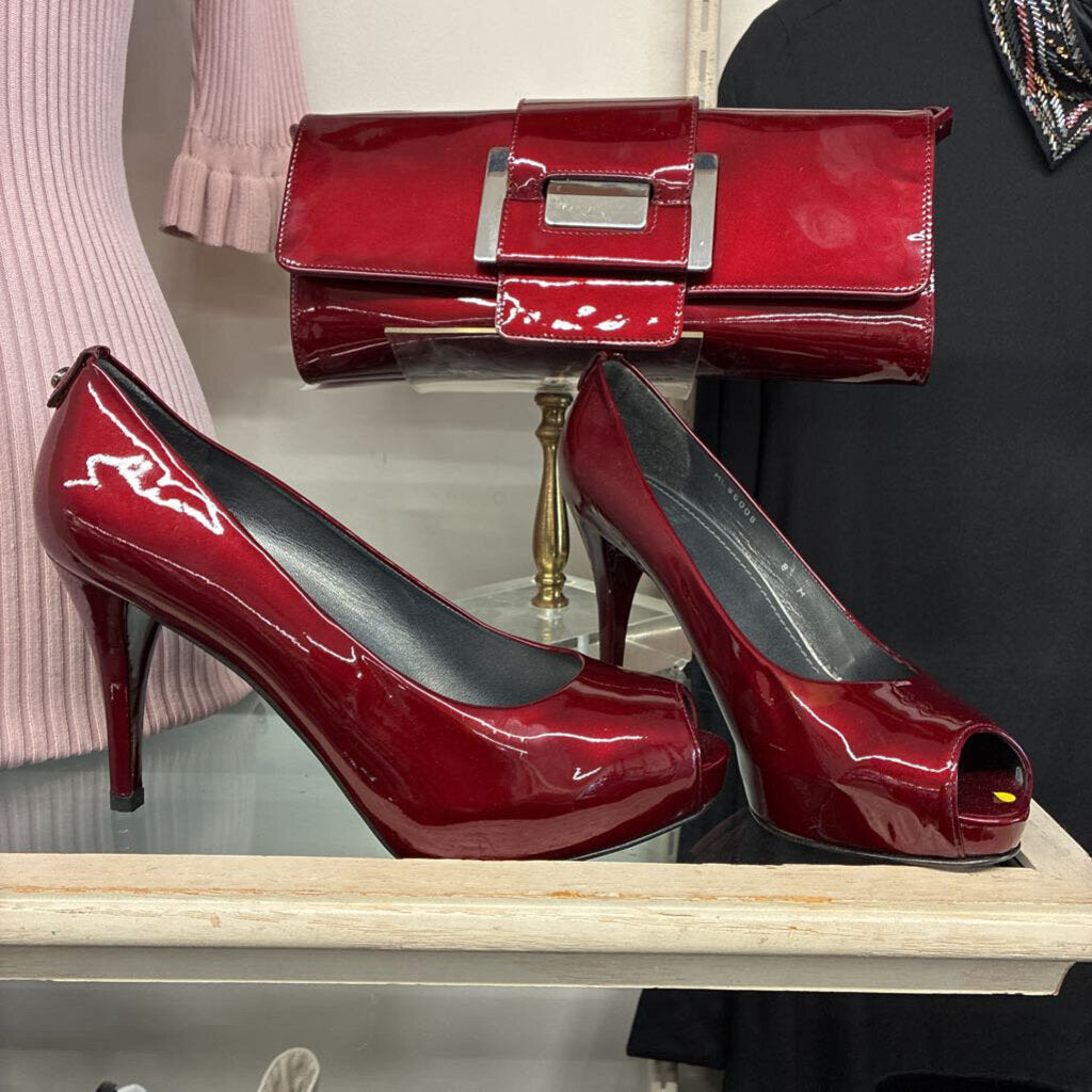 Stuart Weitzman Leather Heels Size 8