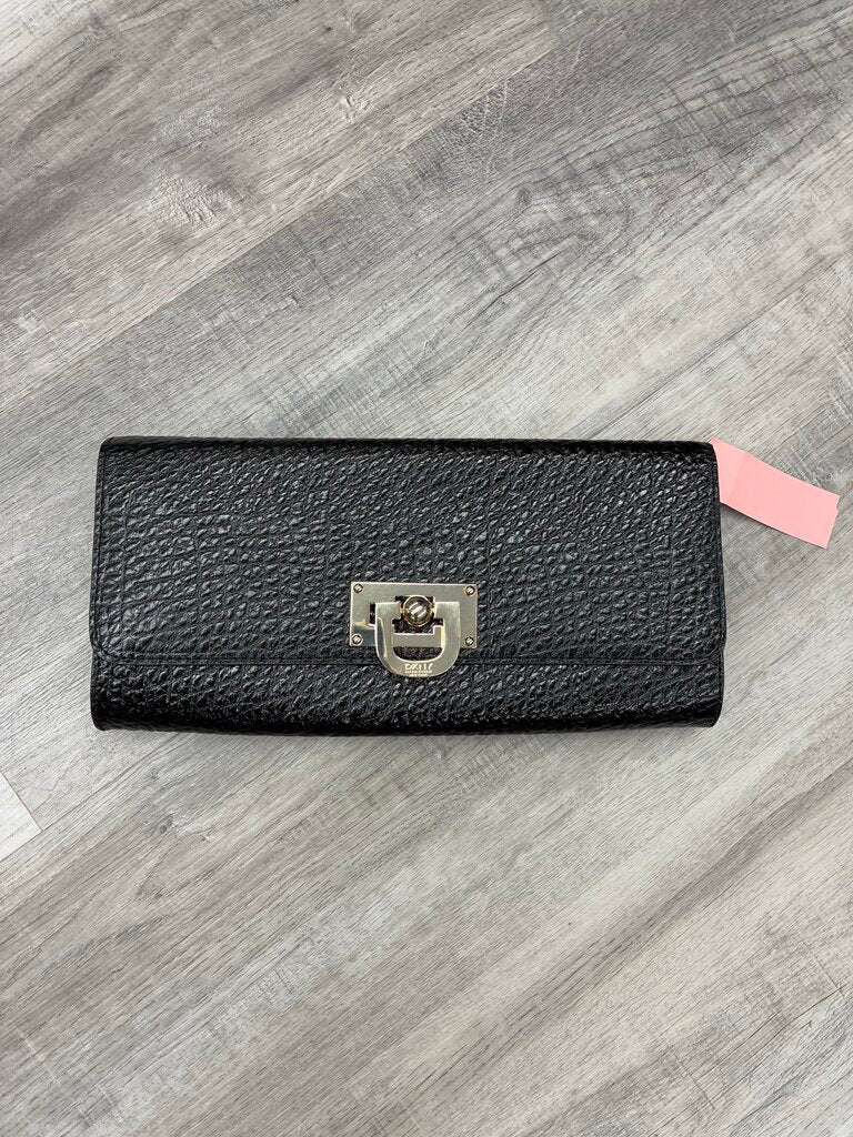 DKNY Leather Gold Hardware Clutch