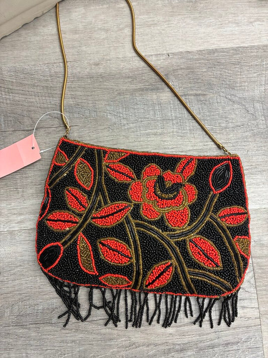 Floral Beaded Clutch