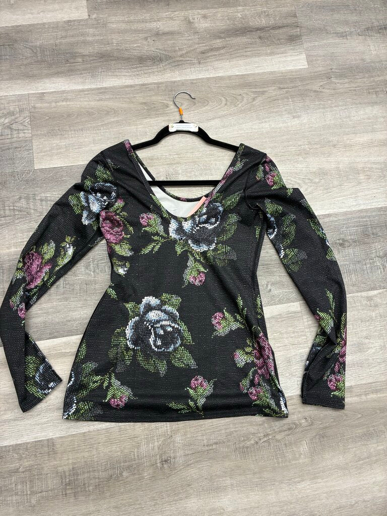 Lululemon Scoop Back Long Sleeve Floral Top 6