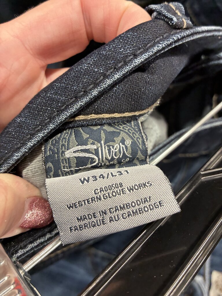 Silver Stevie Jeans W34/L31
