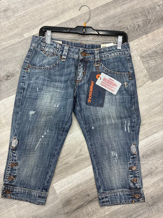Free Soul Horsy Jean Capri Size 29
