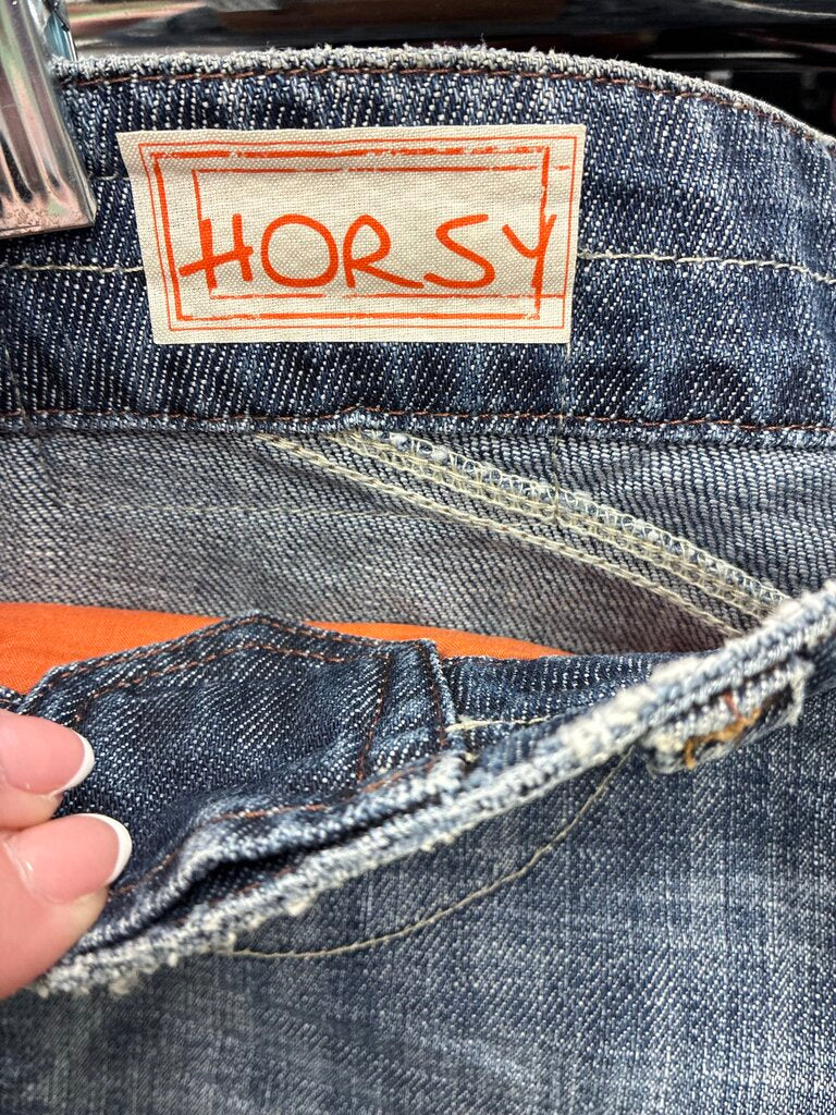 Free Soul Horsy Jean Capri Size 29