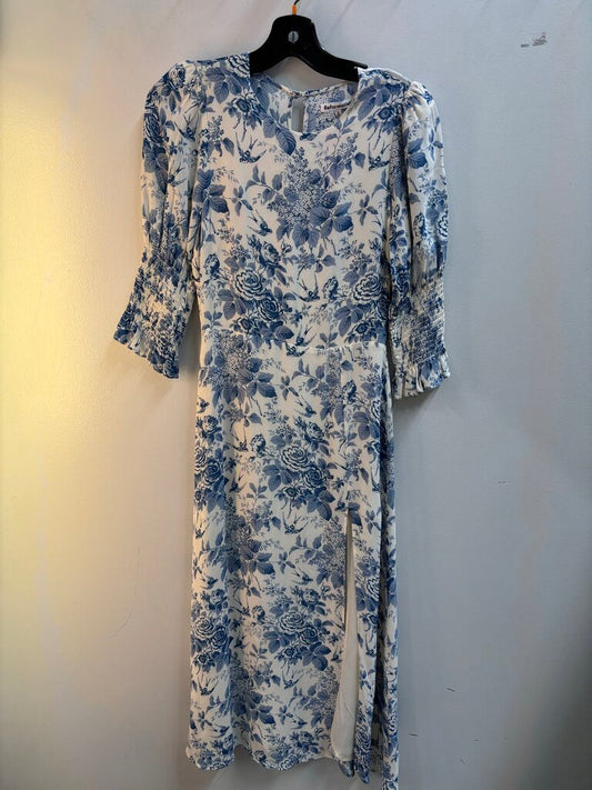 Reformation High Slit Lined Delicate Material, Size Small