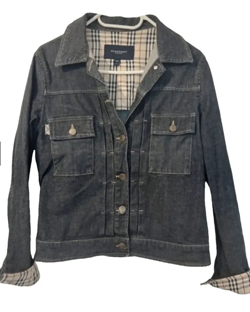 Burberry Jean Jacket Size 8