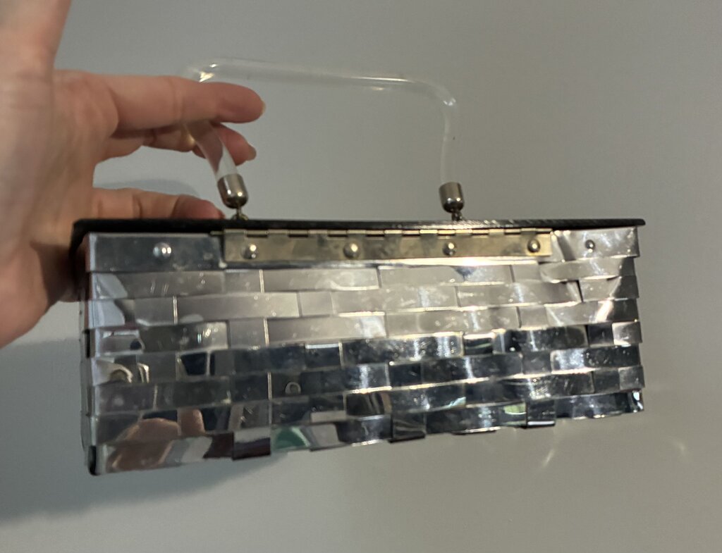 Dorset Rex 1950's Lucite & Metal Box Purse