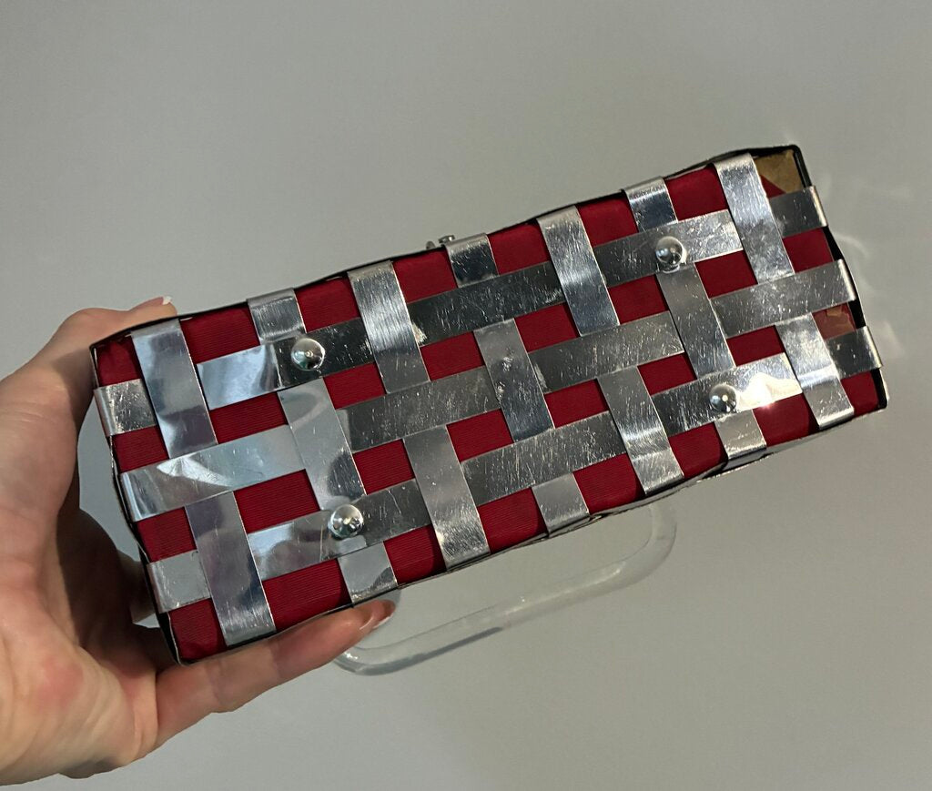 Dorset Rex 1950's Lucite & Metal Box Purse