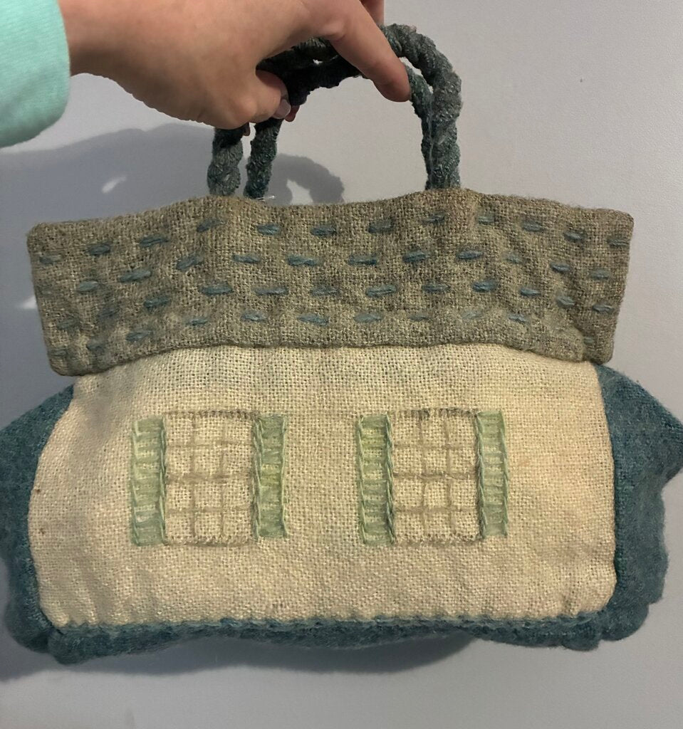 Vintage Handmade 2 Handle Cottage Purse