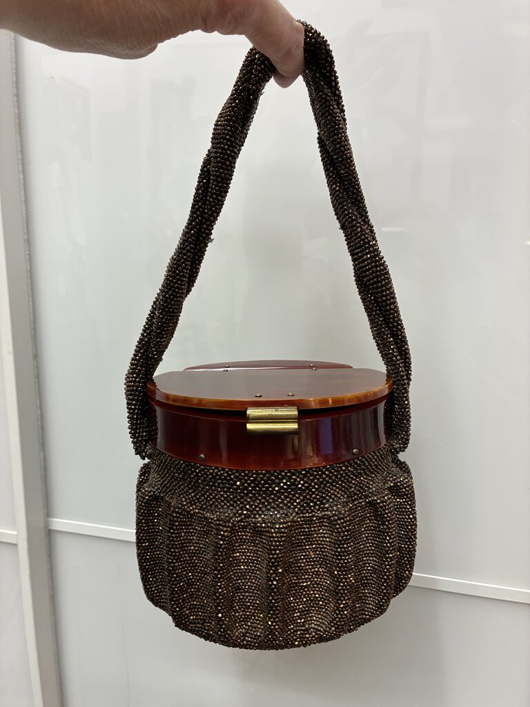 1940's Bakelite & Beaded Bag