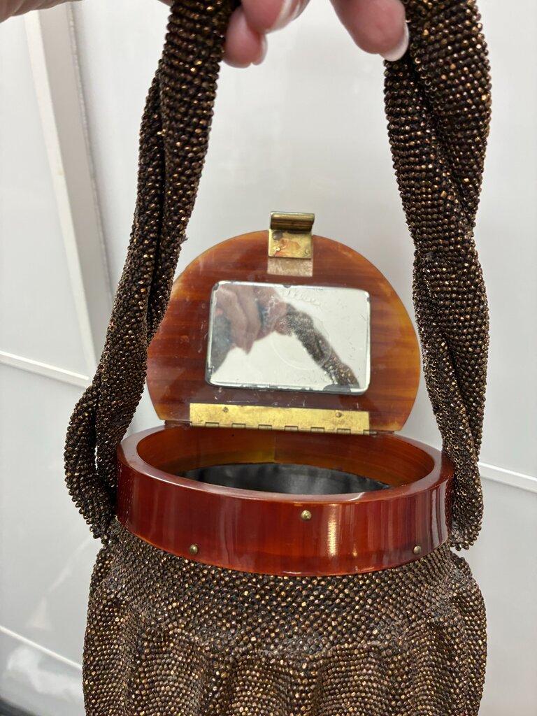 1940's Bakelite & Beaded Bag
