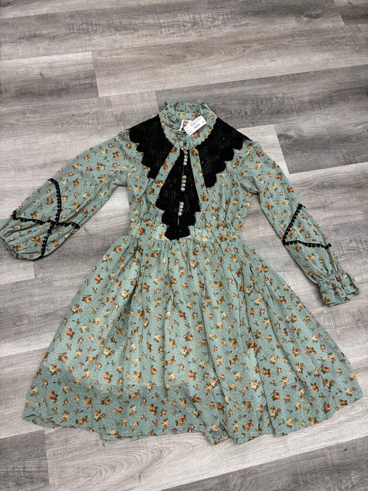 Artka Floral & Lace Dress Size L Fits Medium