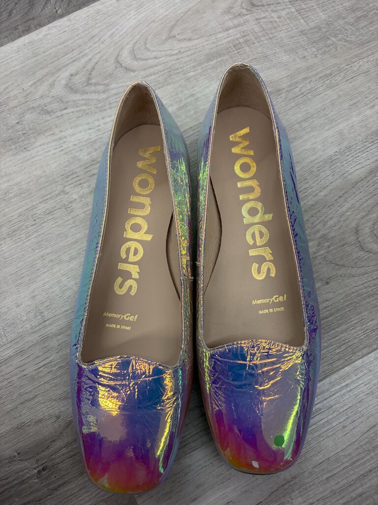 Wonders Iridescent Flats Size 37-6