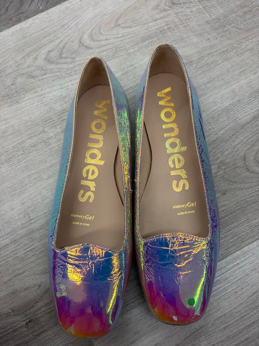 Wonders Iridescent Flats Size 37-6