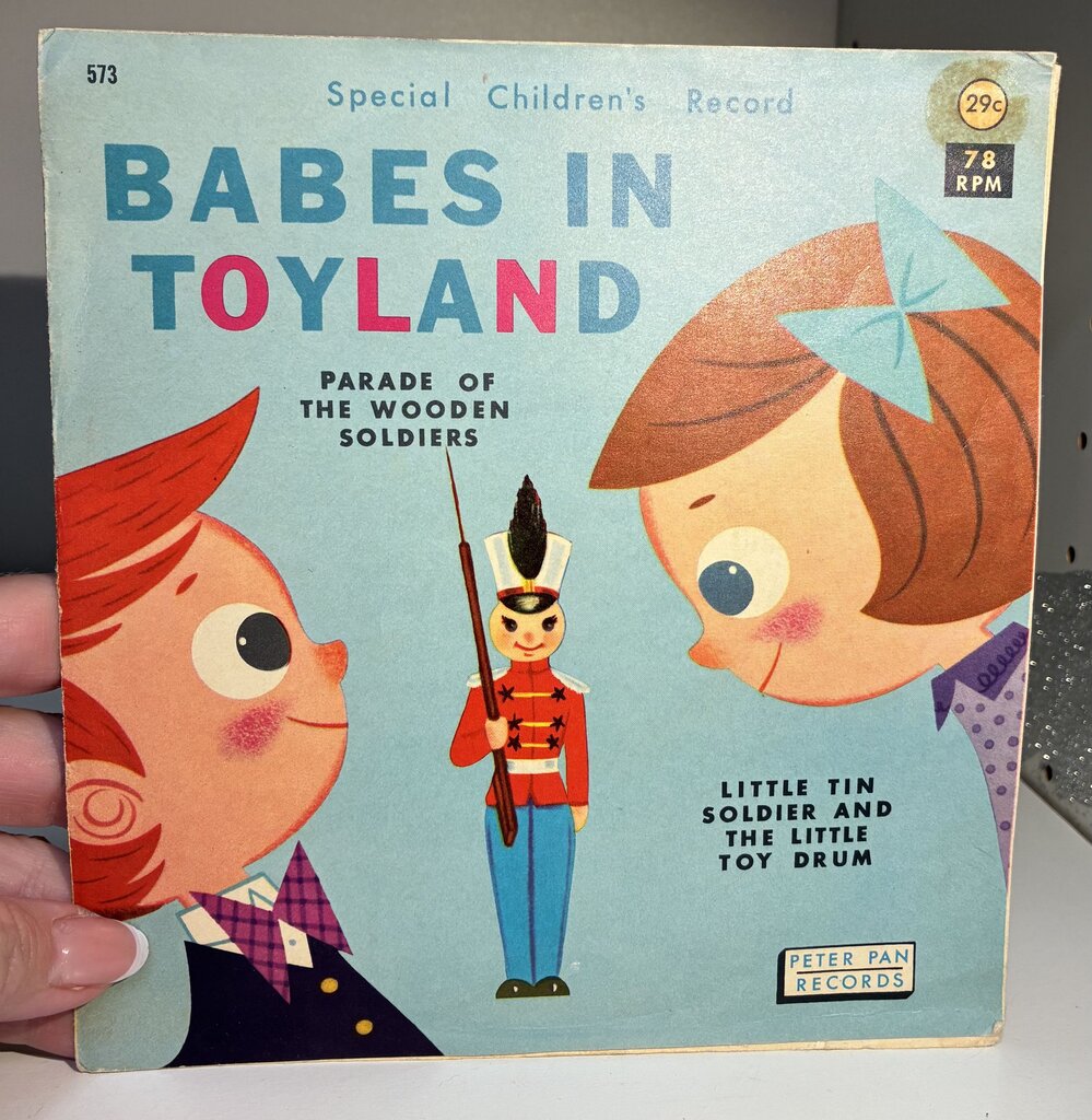 Peter Pan Records 1962 Babes in Toyland 45