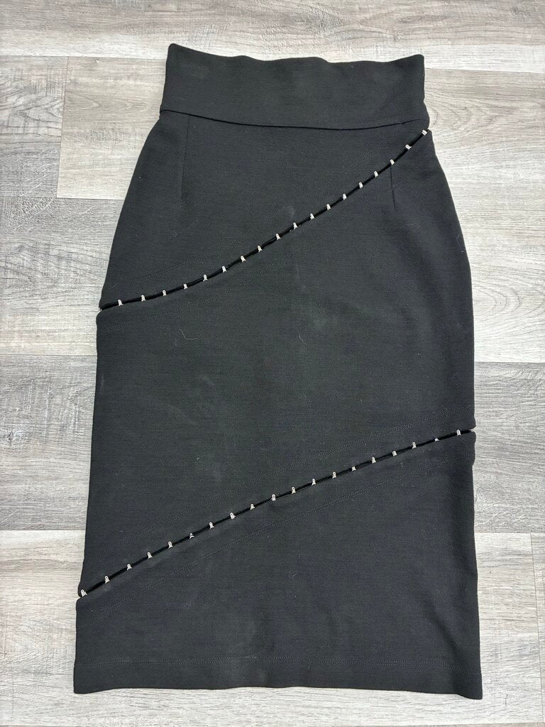 Dolce & Gabbana Hook & Eye Closure Detail Skirt Size 44