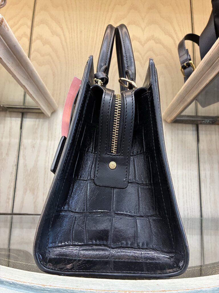 Coach Zoe Carryall in Croc Leather