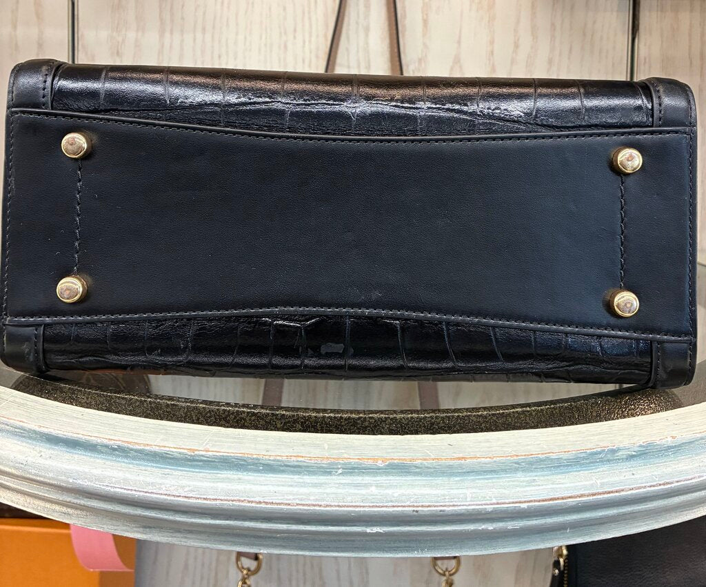 Coach Zoe Carryall in Croc Leather