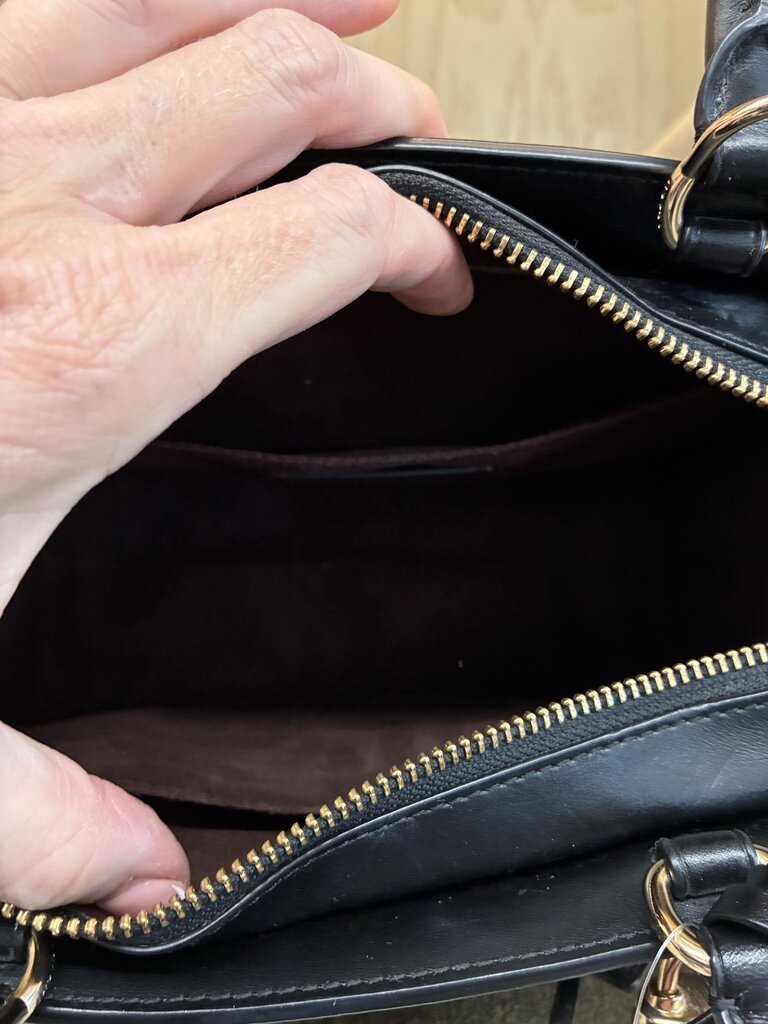 Coach Zoe Carryall in Croc Leather