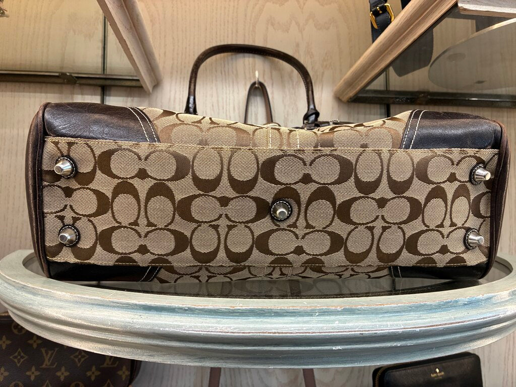 Coach Hamptons Signature Belted Tote